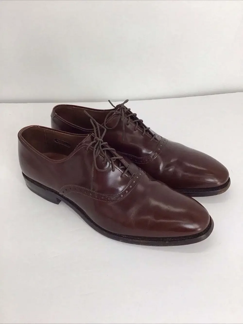 Allen Edmonds Men’s Danbury Burgundy Leather Oxfords Dress Shoes Office Sz 8.5C